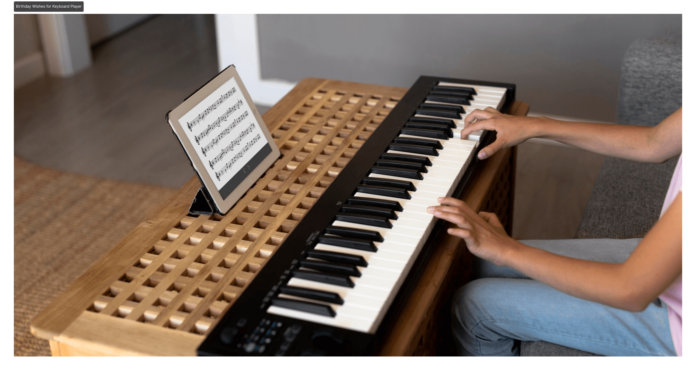 Birthday Wishes for Keyboard Player