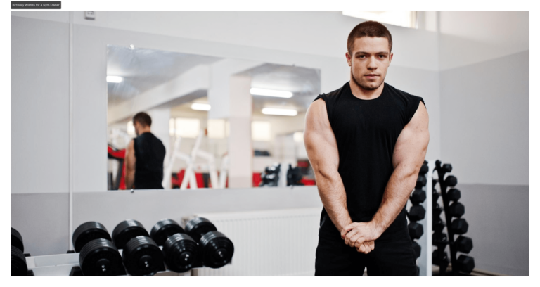 Birthday Wishes for a Gym Owner