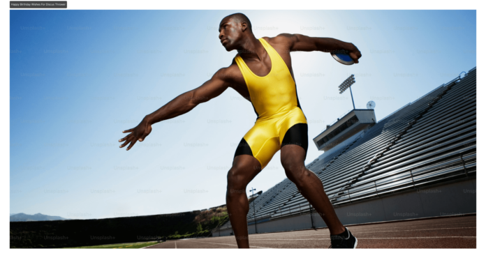 Happy Birthday Wishes For Discus Thrower