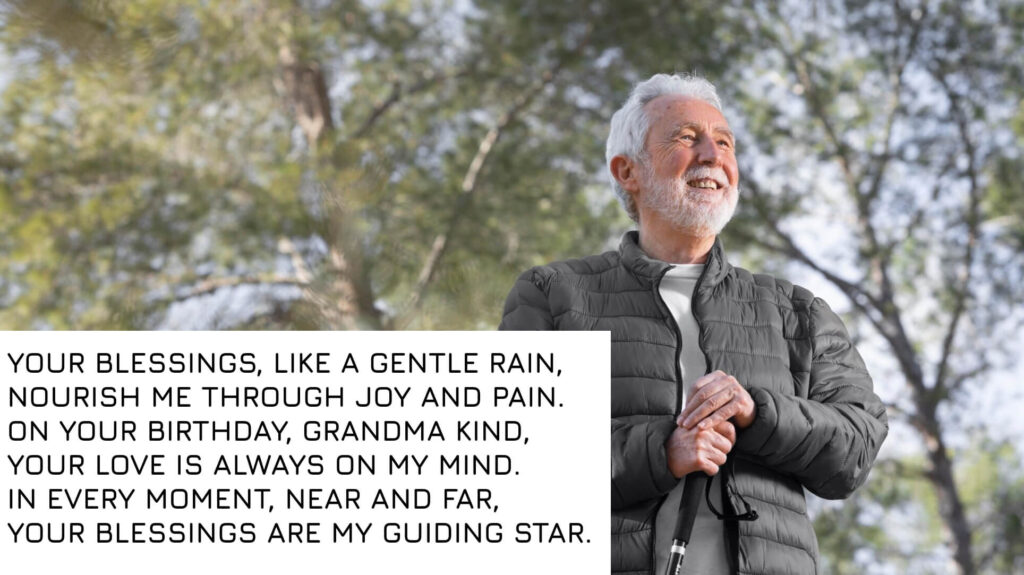 Romantic short birthday poem for Grandfather