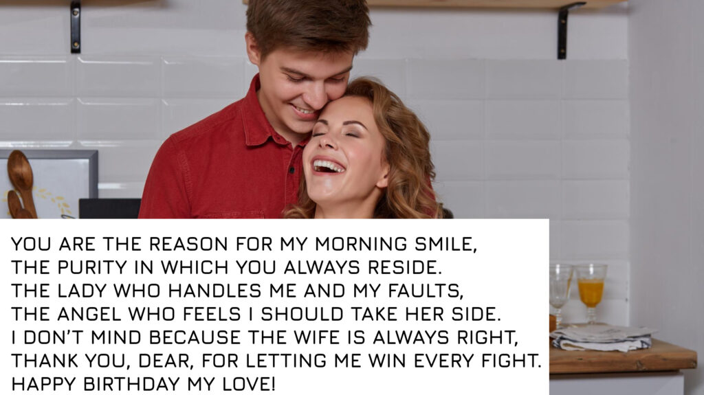 Romantic short birthday poem for wife