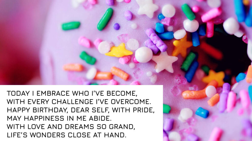 Heartfelt Birthday Poems for Myself