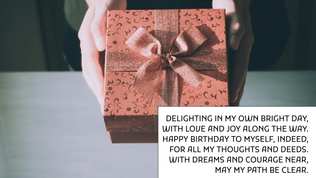Sweet Happy Birthday to Me Poems
