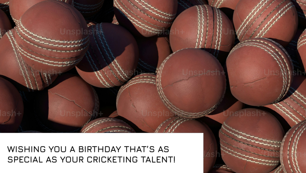 Best Happy Birthday Wishes for a Cricketer