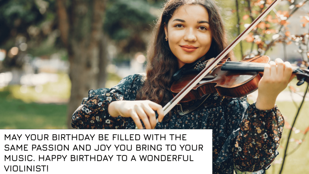 Happy Birthday Violinist