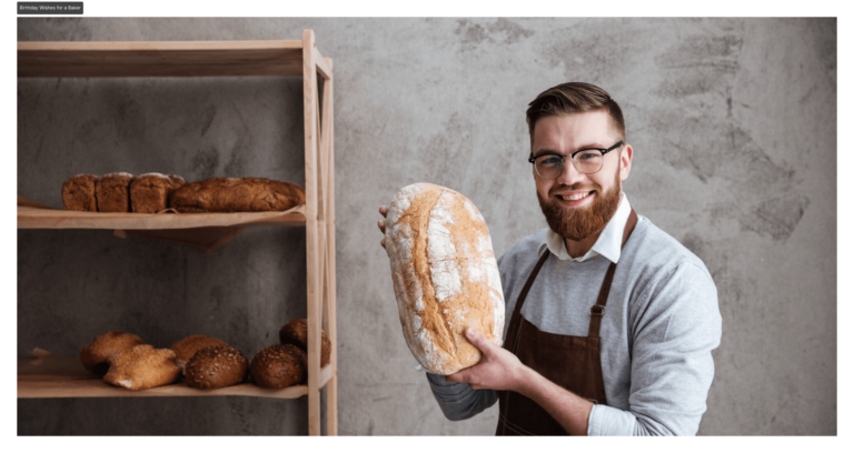 Birthday Wishes for a Baker