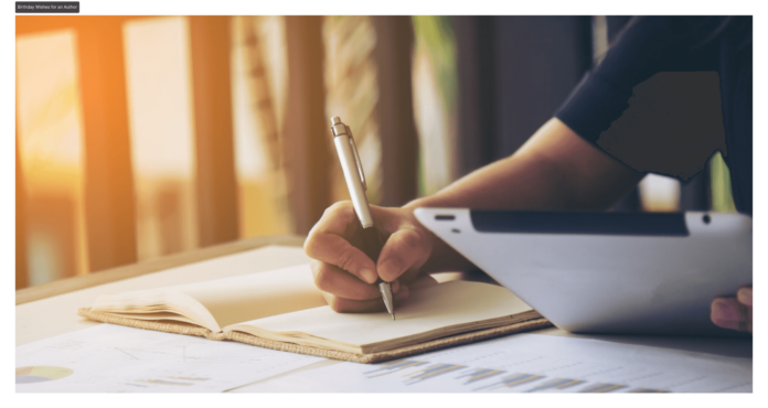 Birthday Wishes for an Author