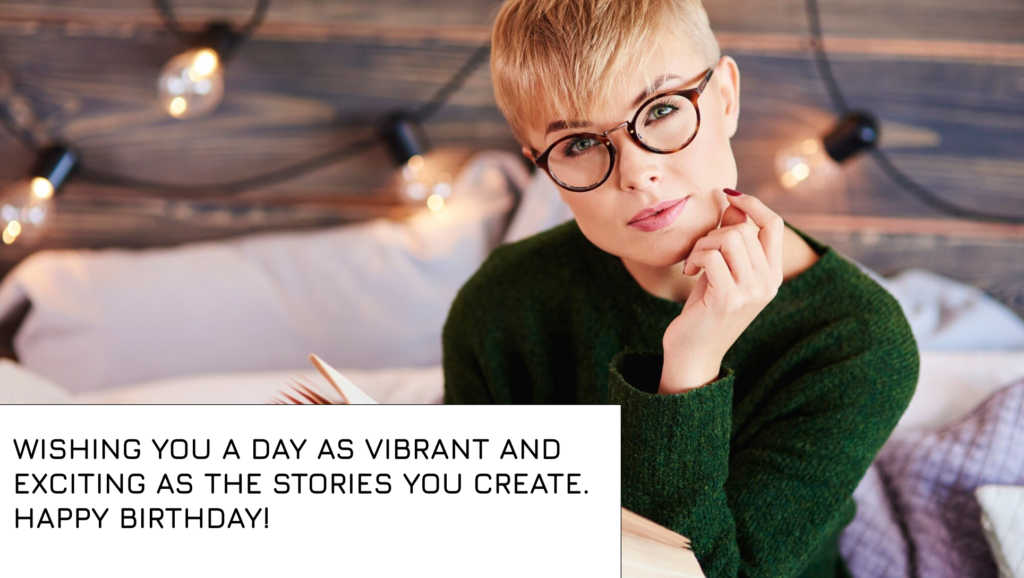 Birthday Wishes for an Author