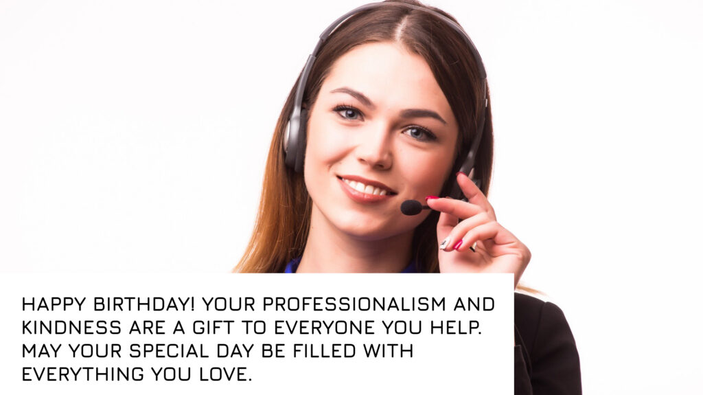 Happy Birthday Wishes for Customer Service Representative
