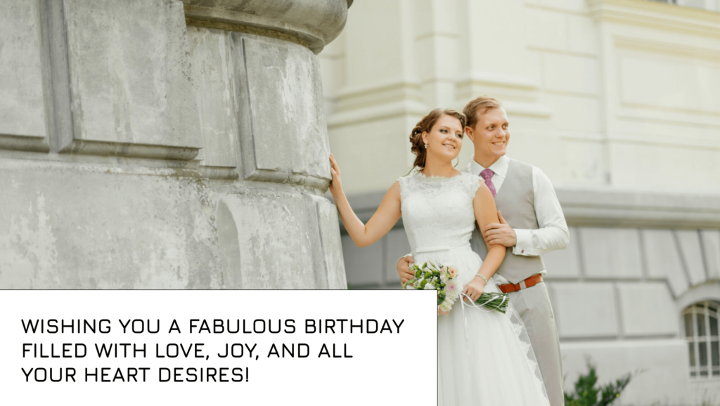 Instagram wishes for a newlywed woman