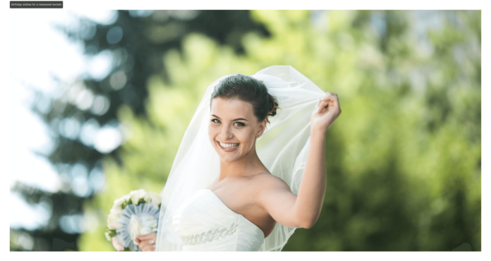 birthday wishes for a newlywed woman