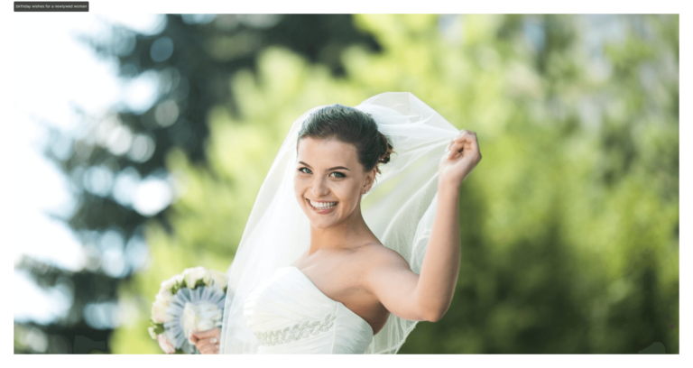 birthday wishes for a newlywed woman